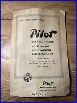 VTG Pilot Radio Corp. Pilotone AA-903 10W Mono Tube Amplifier