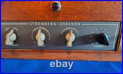 VTG Stromberg Carlson AR37 Tube Amp WithThe Fisher Pre Amp Equalizer- Not Tested
