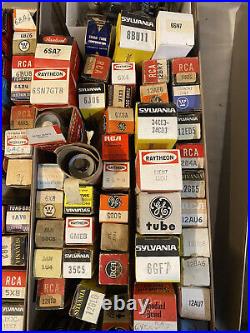 Vacuum Tubes Vintage Lot of 190+ New Used Assorted Ham Radio Amplifier Audio TV