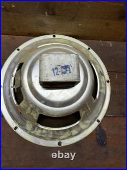 Vintage 12 Alnico Speakers Pair NOS 8 Ohm 12-69 Date Code Tube Amp Guitar