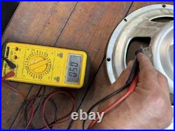 Vintage 12 Alnico Speakers Pair NOS 8 Ohm 12-69 Date Code Tube Amp Guitar