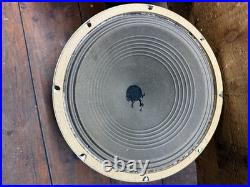 Vintage 12 Alnico Speakers Pair NOS 8 Ohm 12-69 Date Code Tube Amp Guitar