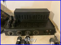Vintage 1930-40 Gibbs Tube Audio Amplifier 6x 6L6, 3x 83 2x 6F6 5x 6F5