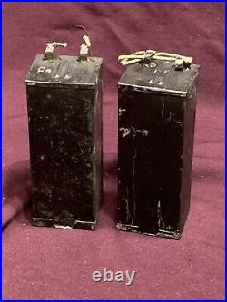 Vintage 1930s close pair Western Electric 21D Capacitor Condensers Crossover