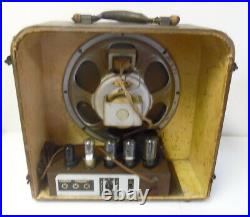Vintage 1940's Brown Gibson EH125 Tube Lap Steel Guitar Amplifier Free Ship