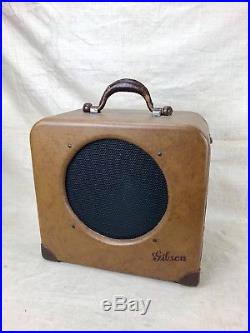 Vintage 1940's Gibson EH-125 Tube Guitar Amplifier Pre-War Gibson Amp withCover