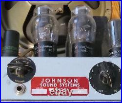 Vintage 1940s Johnson Junior Guitar Amplifier Brandon Manitoba Super Rare Minty