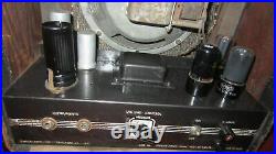 Vintage 1947 National Valco Small Combo Guitar Tube Amp Brown Tolex