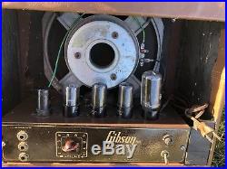 Vintage 1950 Gibson Tube Guitar Amplifier Amp Model BR-6 BR6 BR 6