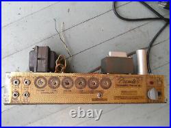 Vintage 1950's Premier Twin 12 tube Amplifier Chassis project