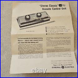 Vintage 1950s GE Stereo Classic RG-1000 Remote Volume Balance Control New In Box