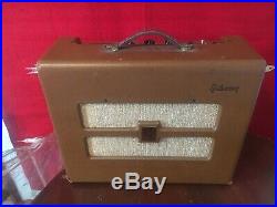 Vintage 1950s Gibson GA-20 Guitar Tube Amplifier With Custom Cover No Reserve