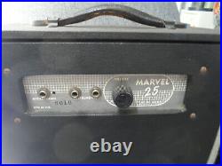 Vintage 1950s Marvel 25 Art Deco guitar tube amp Premier, very good condition