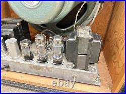 Vintage 1950s SANO Stereophonic 35w Amplifier Tube AMP HI FI Beauty Guitar WOW