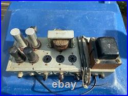 Vintage 1950s Thordarson 6V6 5Y3GT Tube Amplifier for Guitar Amp Rebuild T-22S74