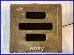 Vintage 1951 National Valco Tube Amplifier Amp 51 Chicago USA SEE & HEAR VIDEO