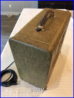 Vintage 1951 National Valco Tube Amplifier Amp 51 Chicago USA SEE & HEAR VIDEO