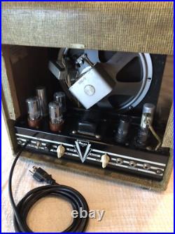 Vintage 1951 National Valco Tube Amplifier Amp 51 Chicago USA SEE & HEAR VIDEO