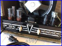 Vintage 1951 National Valco Tube Amplifier Amp 51 Chicago USA SEE & HEAR VIDEO