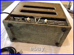 Vintage 1951 National Valco Tube Amplifier Amp 51 Chicago USA SEE & HEAR VIDEO