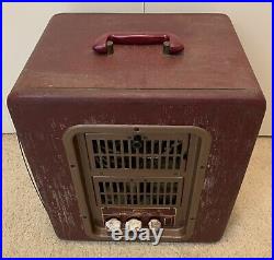 Vintage 1952 Webster-Chicago Webcor RMA 375 Model 166-1 Suitcase Amplifier
