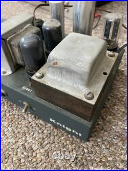 Vintage 1955 Knight Allied Tube Amplifier 6V6 Mono Amp Tested Working