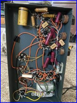 Vintage 1955 Knight Allied Tube Amplifier 6V6 Mono Amp Tested Working