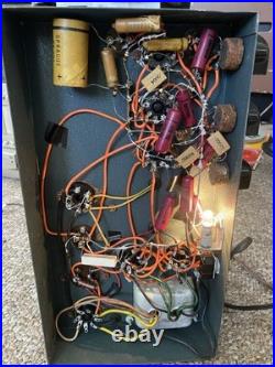 Vintage 1955 Knight Allied Tube Amplifier 6V6 Mono Amp Tested Working
