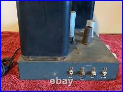 Vintage 1955 Knight Tube Amplifier 6L6 Mono Integrated Amp with Knobs for Rebuild