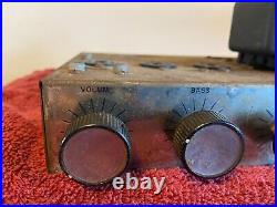 Vintage 1956 Knight Tube Amplifier 6V6 Mono Integrated Amp 3 Stackpole 1 meg Pot