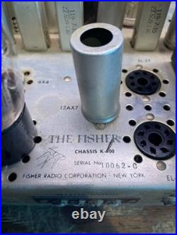 Vintage 1958 Fisher Console K-100 Tube Amplifier (500 MONO SIMILAR) MAKE OFFER