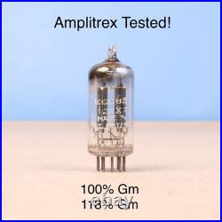 Vintage 1958 Mullard ECC83 12AX7 Tube f91 B8A Long Plate Square Getter Pre Amp