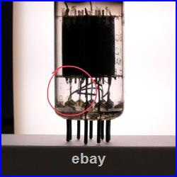 Vintage 1958 Mullard ECC83 12AX7 Tube f91 B8A Long Plate Square Getter Pre Amp