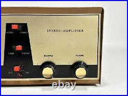 Vintage 1959-60 Sears Silverstone 700 Stereo Tube Amplifier Power On/ AS-IS