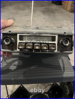Vintage 1959 Blaupunkt Frankfurt Tube Radio & Matching Tube Amp