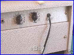 Vintage 1960's Alamo tube amp Utah spkr gray snakeskin V Rare V Cool amplifier