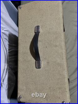 Vintage 1960's Fender Eminence 12 8ohm Guitar Amp Brown Tolex Wheat Grille Cloth