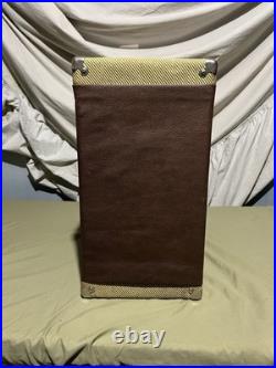 Vintage 1960's Fender Eminence 12 8ohm Guitar Amp Brown Tolex Wheat Grille Cloth