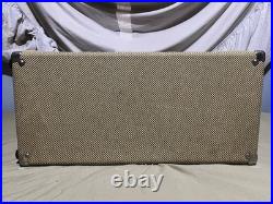 Vintage 1960's Fender Eminence 12 8ohm Guitar Amp Brown Tolex Wheat Grille Cloth