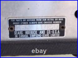 Vintage 1960's Model 1485 Sears Silvertone Guitar Tube Amplifier