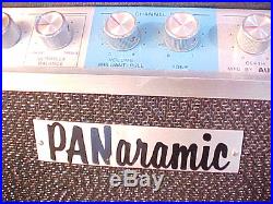 Vintage 1960's PANARAMIC TUBE GUITAR AMP AMPLIFIER Magnatone Made in USA