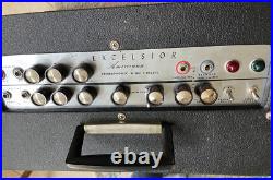 Vintage 1960s EXCELSIOR AMERICANA Accordion Tube Guitar Combo Amp