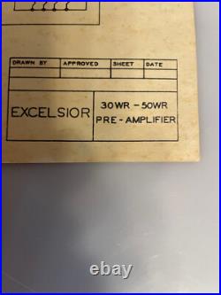 Vintage 1960s EXCELSIOR AMERICANA Accordion Tube Guitar Combo Amp