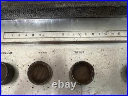 Vintage 1960s Sears Silvertone 1485 Six Speakers Tube Amp Head Untested As Is