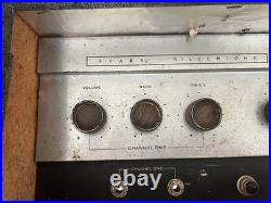 Vintage 1960s Sears Silvertone 1485 Six Speakers Tube Amp Head Untested As Is
