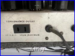 Vintage 1960s Sears Silvertone 1485 Six Speakers Tube Amp Head Untested As Is