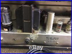 Vintage 1960s Silvertone 1484 Twin Twelve Tube Amp Amplifier Head