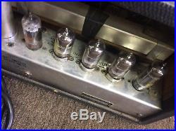 Vintage 1960s Silvertone 1484 Twin Twelve Tube Amp Amplifier Head