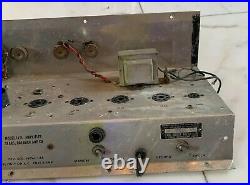 Vintage 1961 Silvertone Tube Amplifier Project Amp Chassis