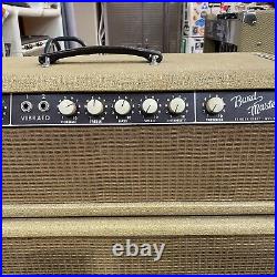 Vintage 1962 Fender Bandmaster Tube Amp Head Piggyback Cabinet Jensens Original